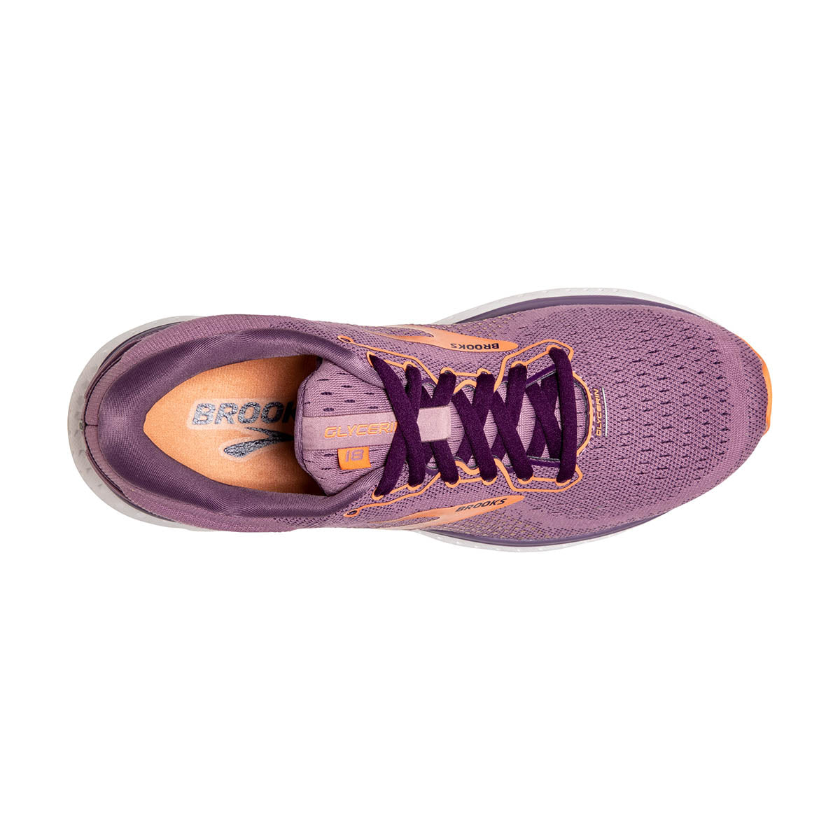 Brooks Glycerin 18 - Valerian - Jewel - Cantaloupe - Image 3