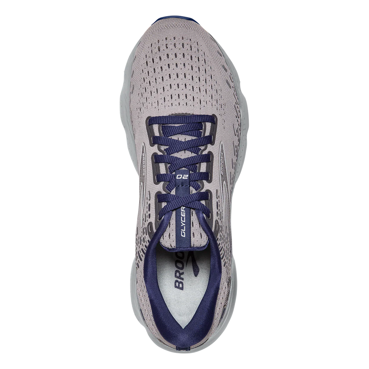 Brooks Glycerin 20 - Alloy - Grey - Blue Depths - Image 3