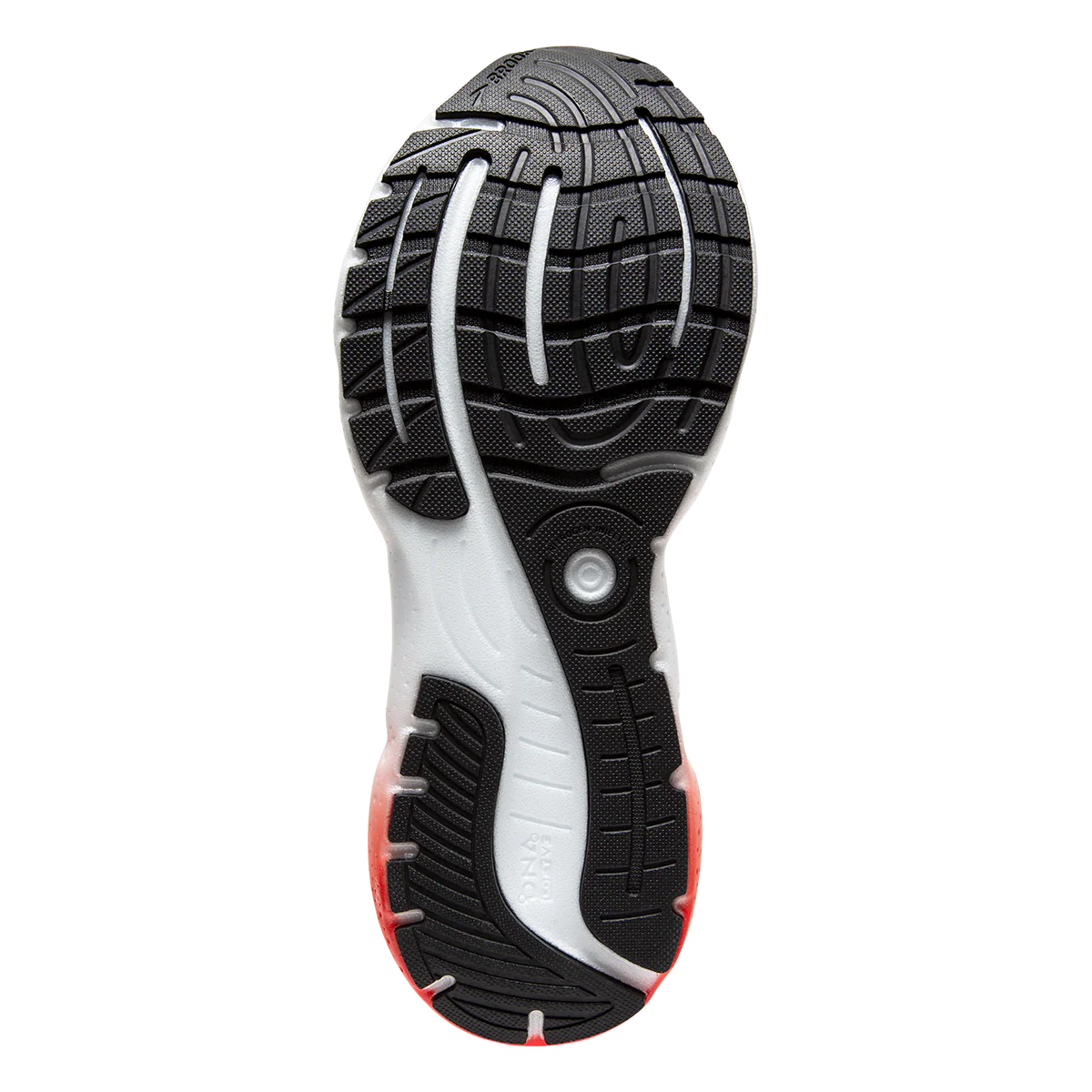 Brooks Glycerin 20 - Black - Blackened Pearl - Fiery Red - Image 4