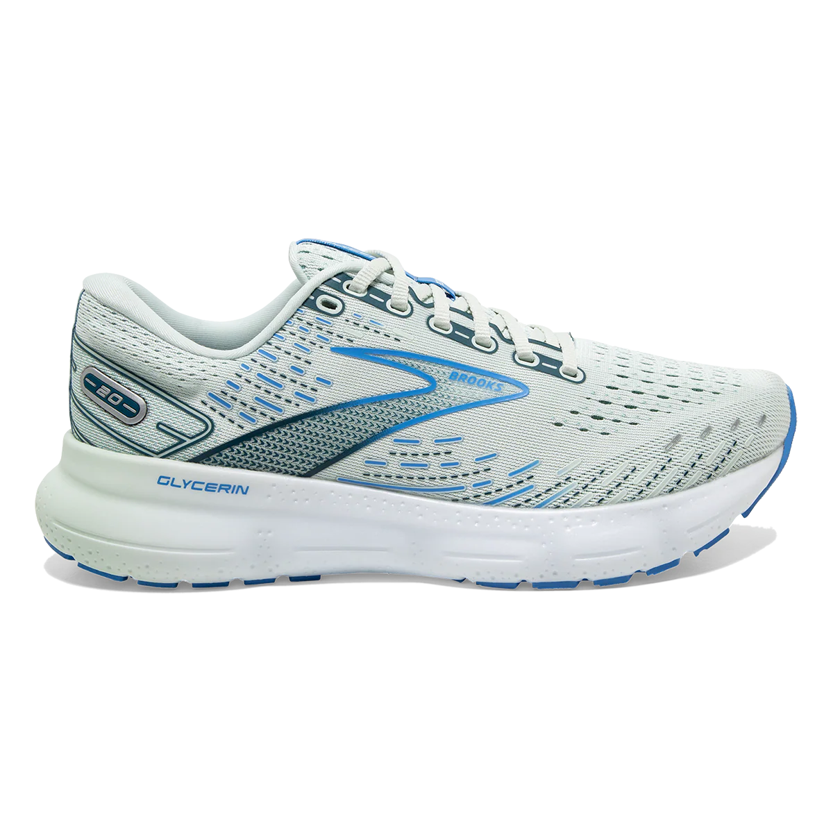 Brooks Glycerin 20 - Blue Glass - Marina - Legion Blue