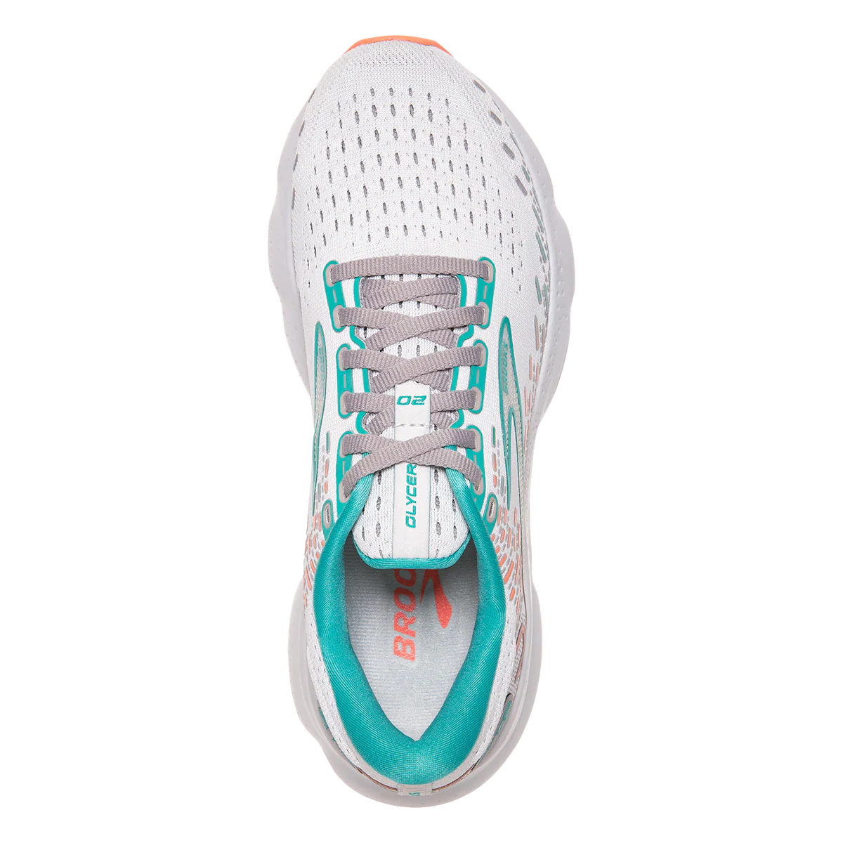 Brooks Glycerin 20 - Oyster - Latigo Bay - Coral - Image 3