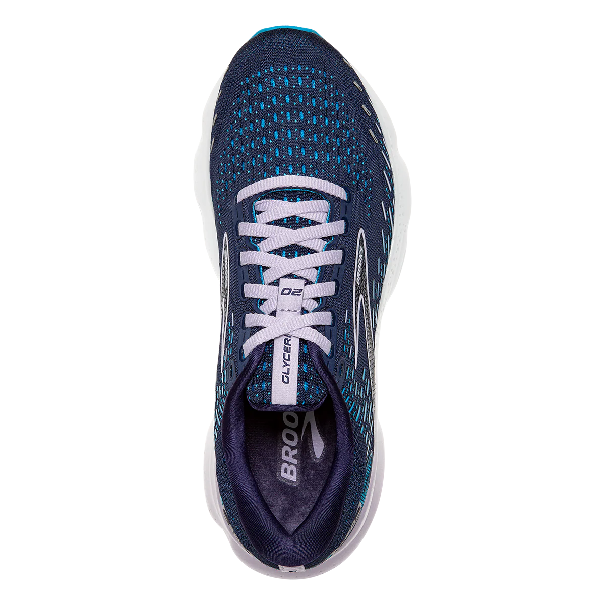 Brooks Glycerin 20 - Peacoat - Ocean - Pastel Lilac - Image 3