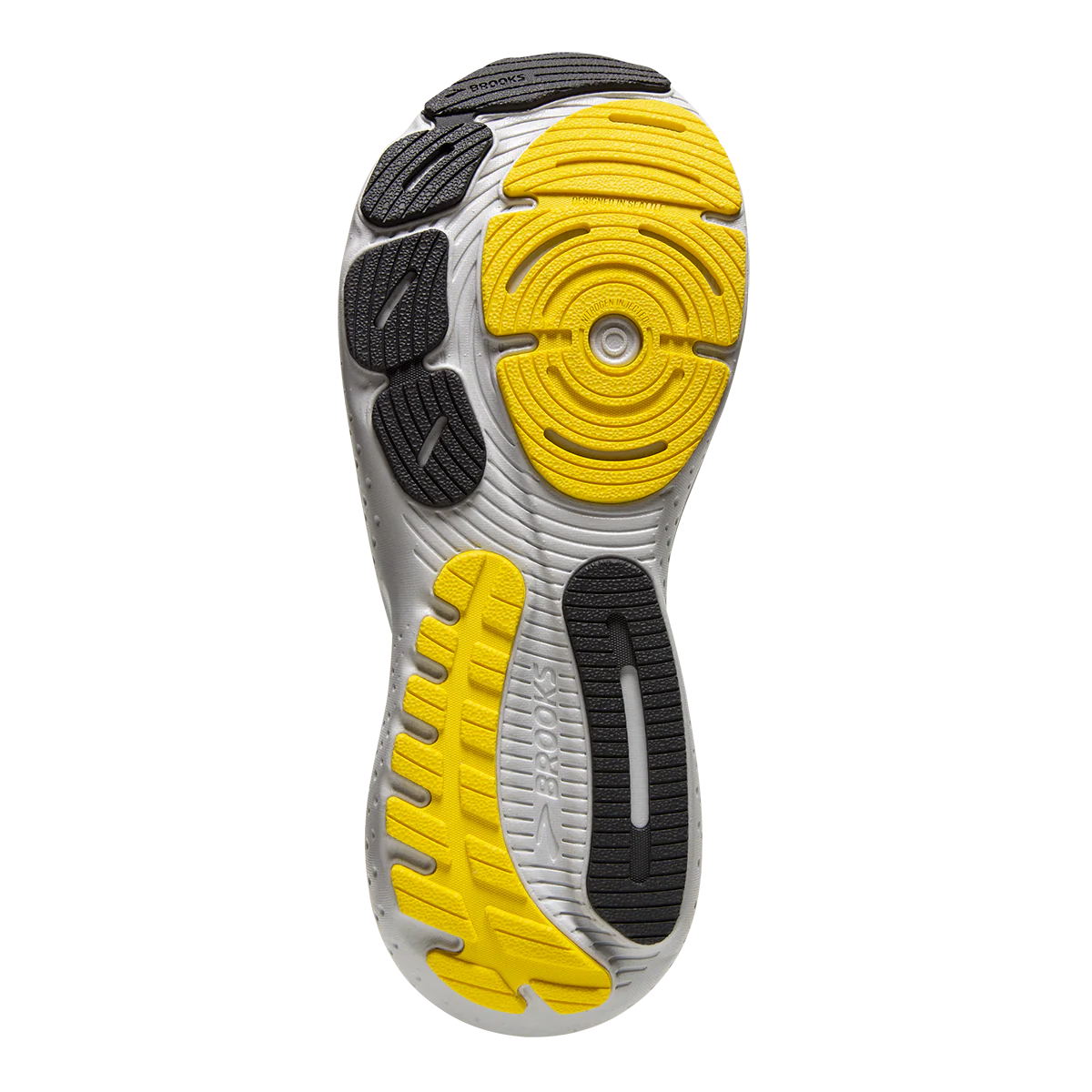 Brooks Glycerin 21 - Coconut - Forged Iron - Yellow - Image 4