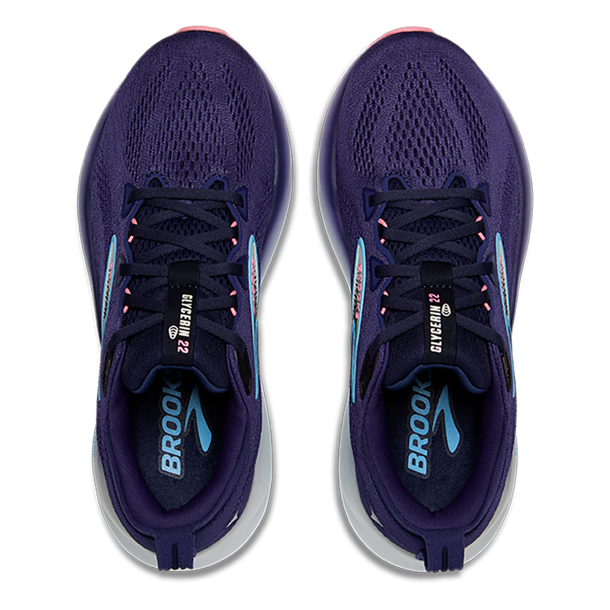Brooks Glycerin 22 Blue Ribbon - Peacoat - Dianthus - Image 3