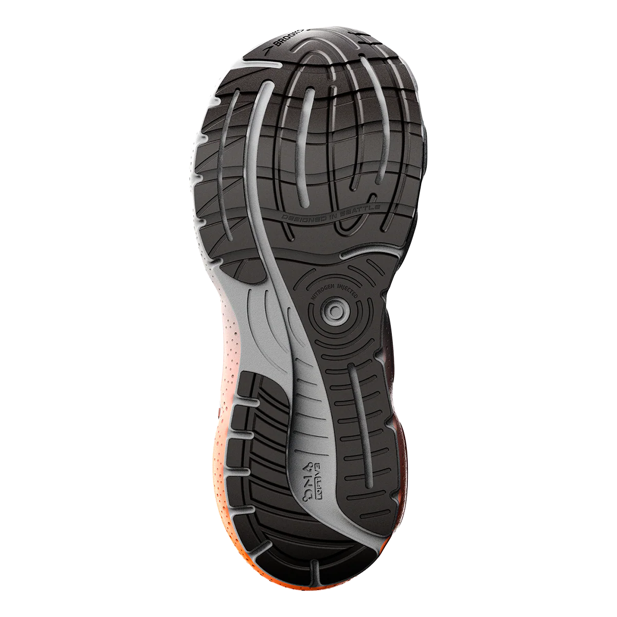 Brooks Glycerin GTS 20 - Black - Classic Blue - Orange - Image 4