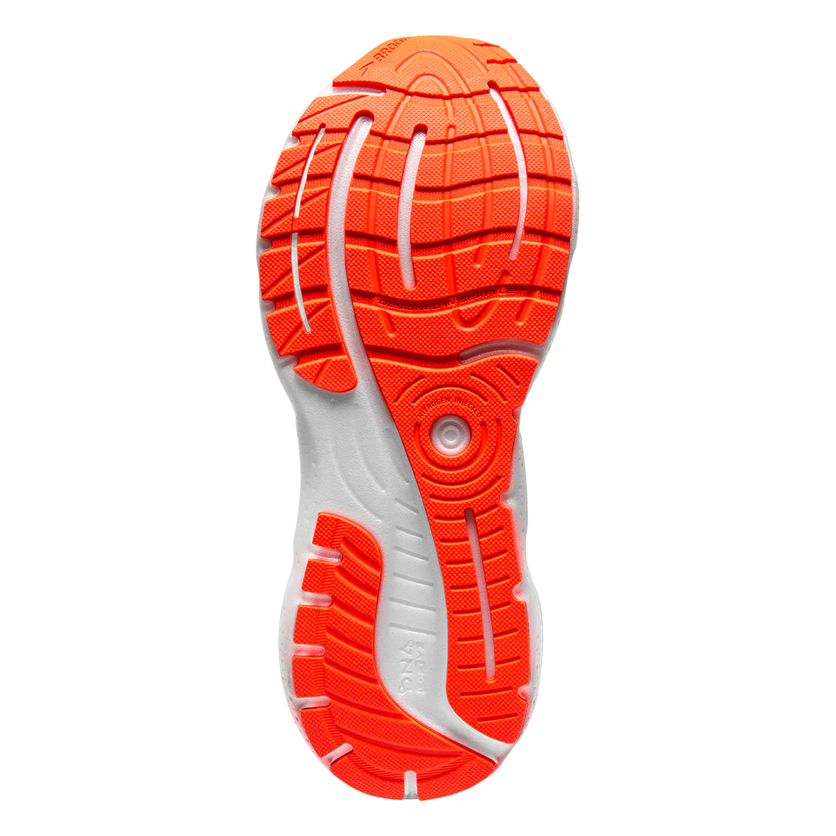 Brooks Glycerin GTS 20 - Blue Depths - Palace Blue - Orange - Image 4