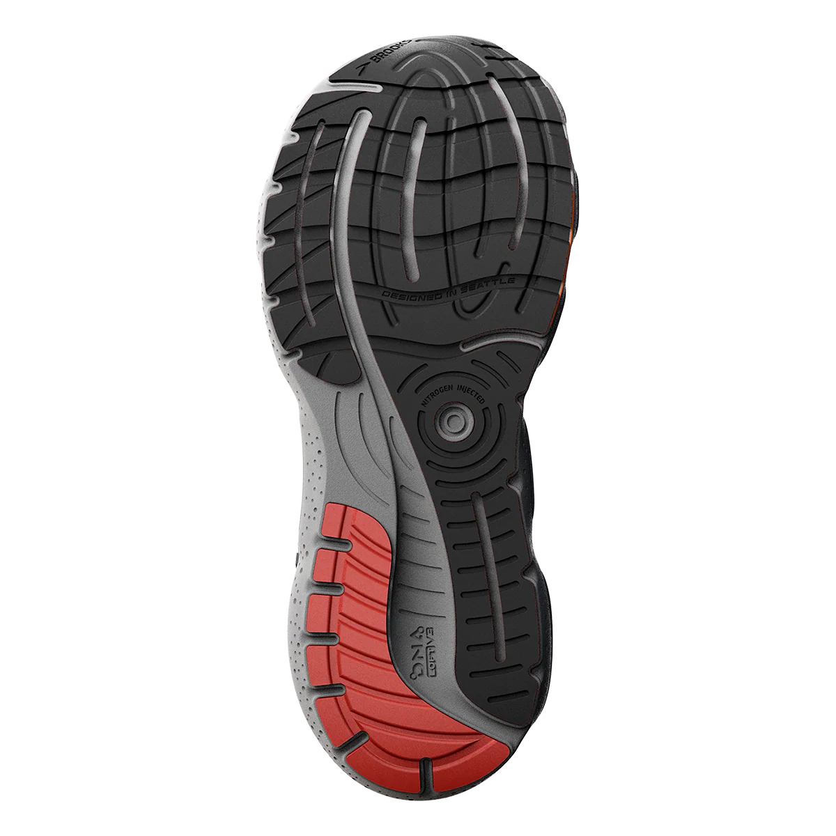 Brooks Glycerin GTS 20 - Grey - Chili Oil - Orange - Image 4