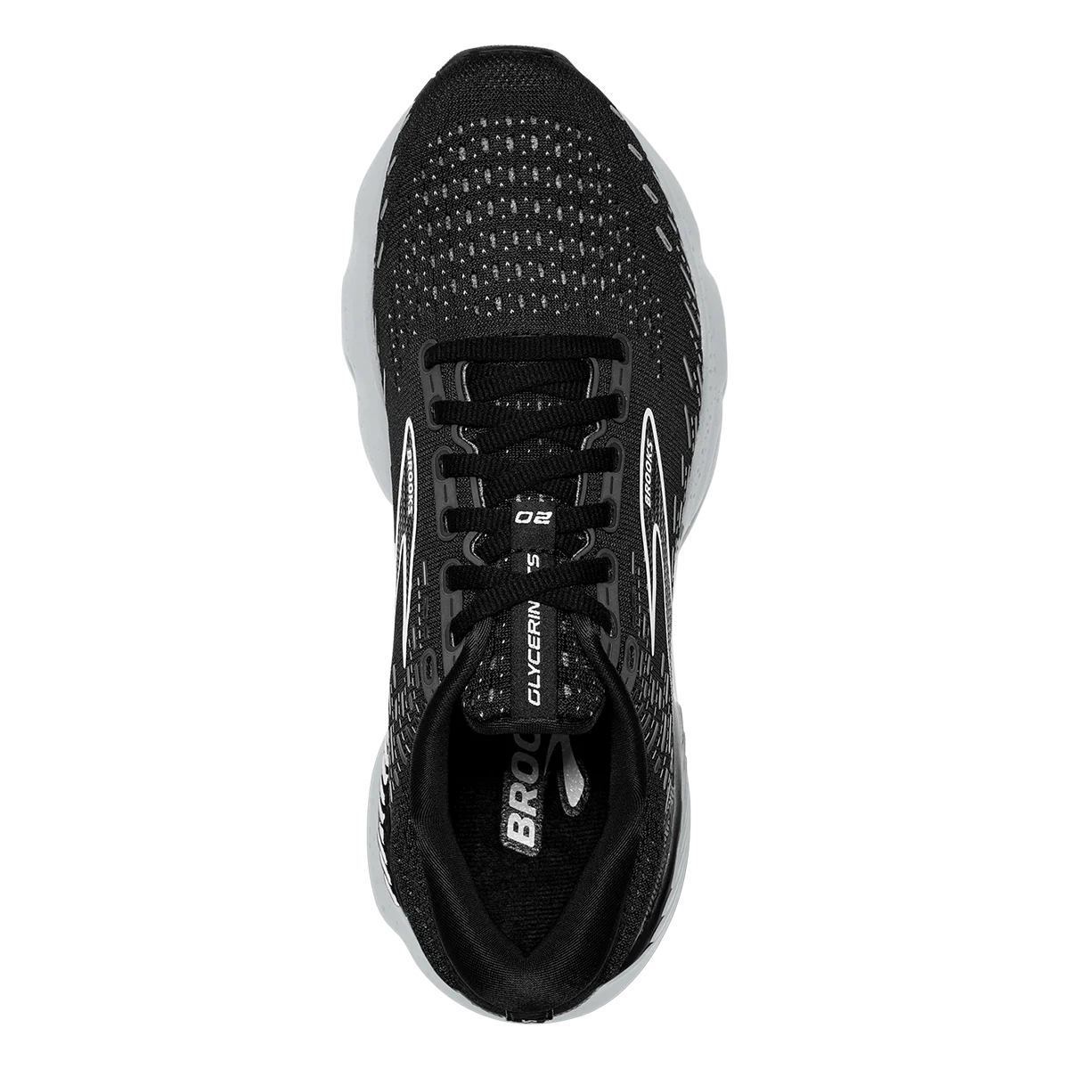 Brooks Glycerin GTS 20 - Black - White - Alloy - Image 3