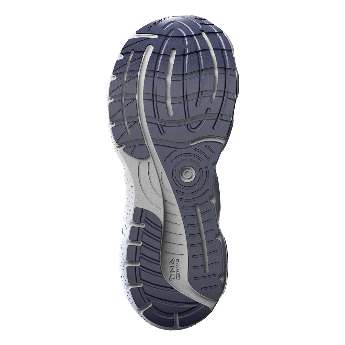 Brooks Glycerin GTS 20 - Light Blue - Peacoat - Nightlife - Image 4