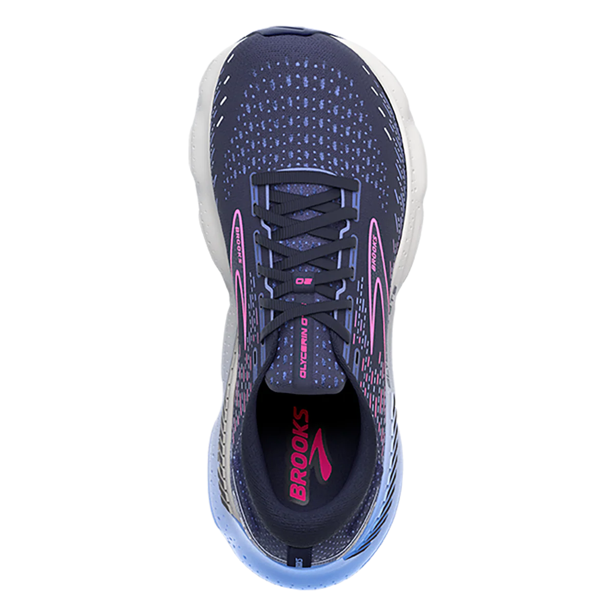 Brooks Glycerin GTS 20 - Peacoat - Blue - Pink - Image 3