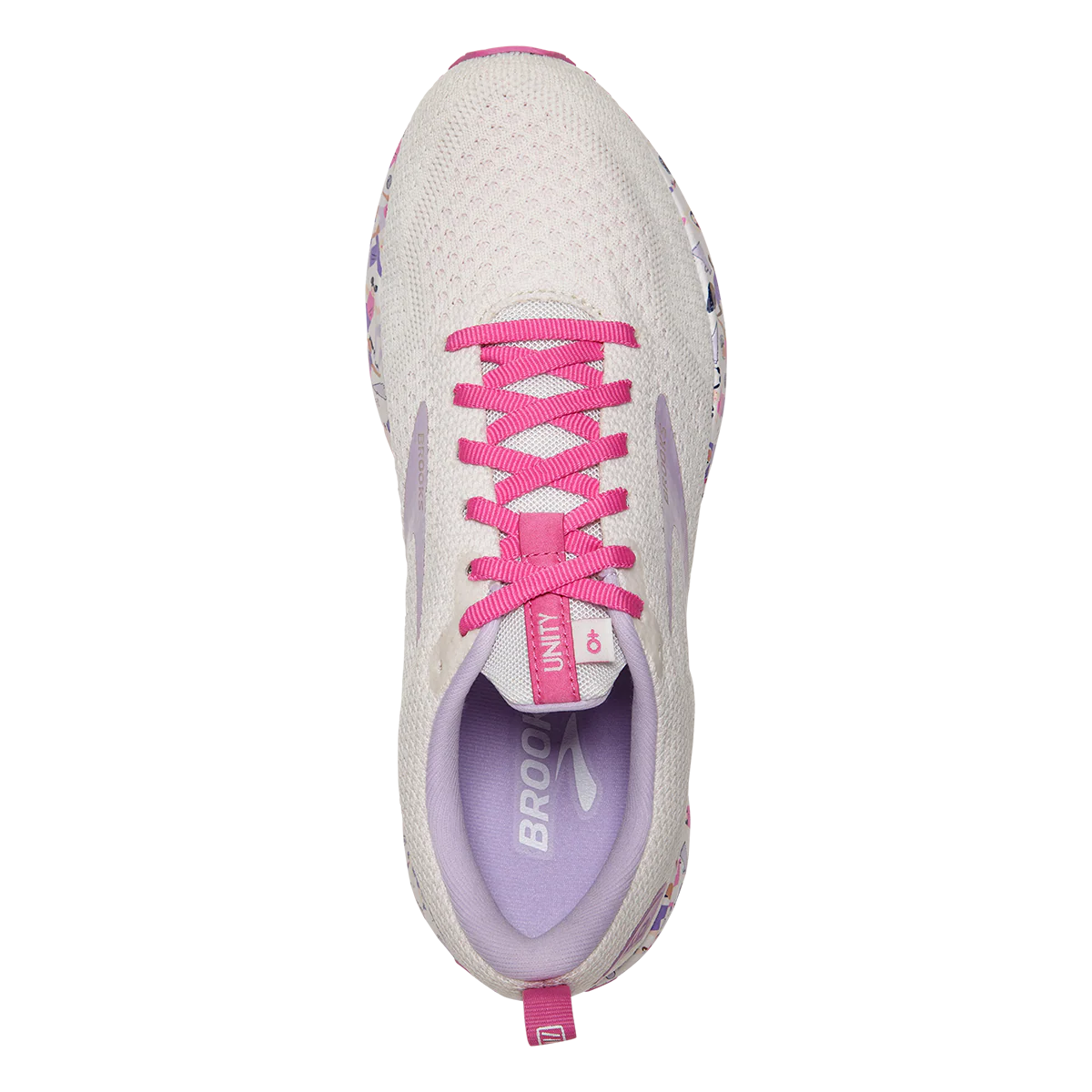 Brooks Revel 4 - White - Lilac - Pink - Image 3