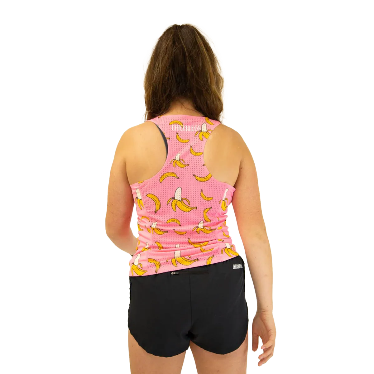 ChicknLegs Preformance Singlet Pink Bananas - Image 3