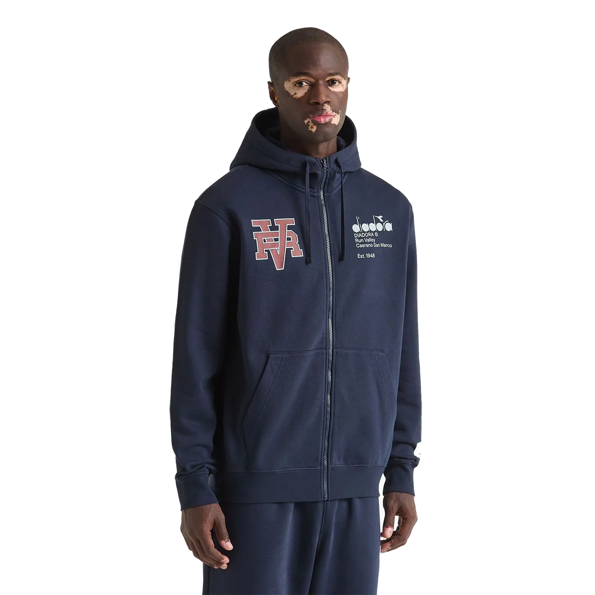 Diadora Hoodie FZ Run Valley