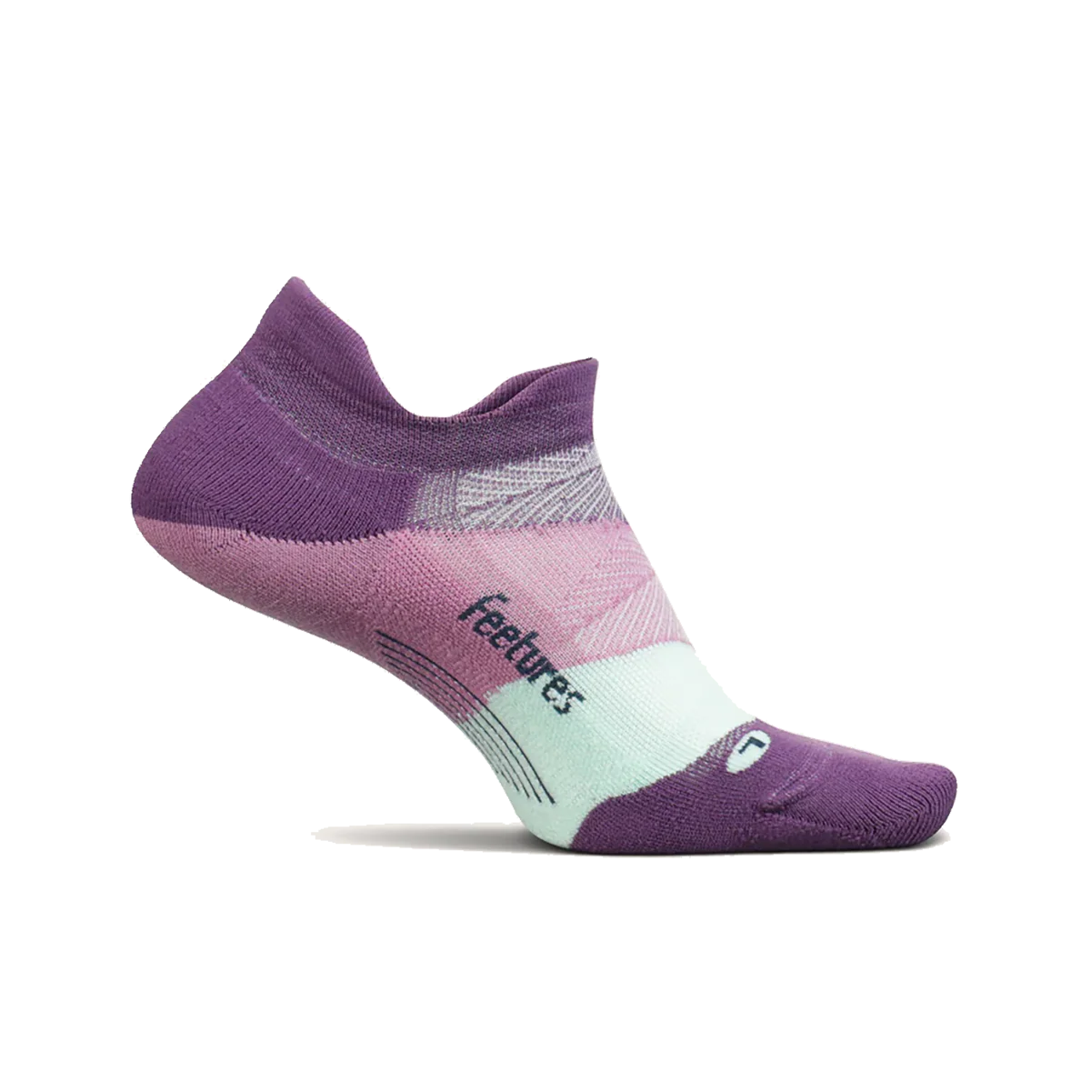 Feetures Elite Light Cushion No Show Tab - Peak Purple