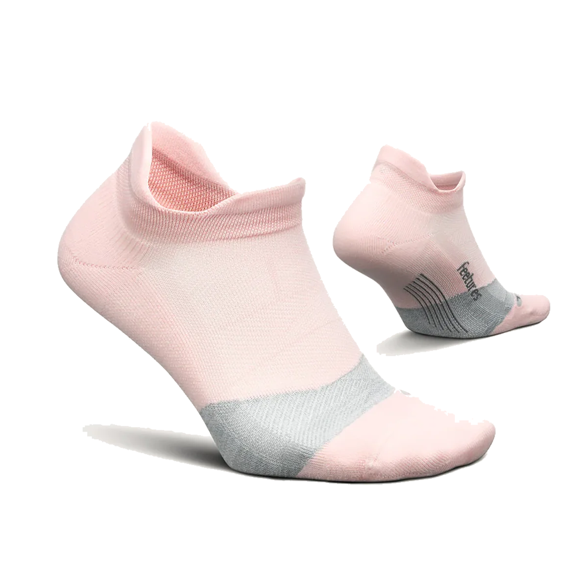 Feetures Elite Light Cushion No Show Tab - Propulsion Pink - Image 2
