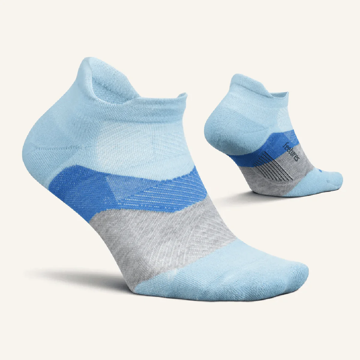 Feetures Elite Max Cushion No Show Tab - Big Sky Blue - Image 2