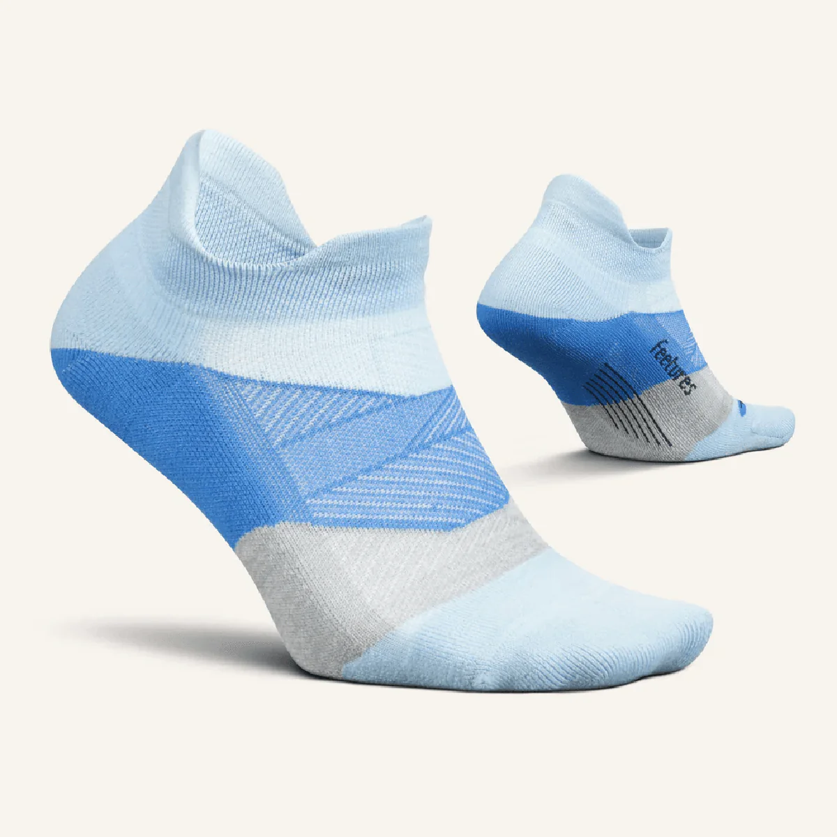 Feetures Elite Ultra Light No Show Tab - Big Sky Blue - Image 2