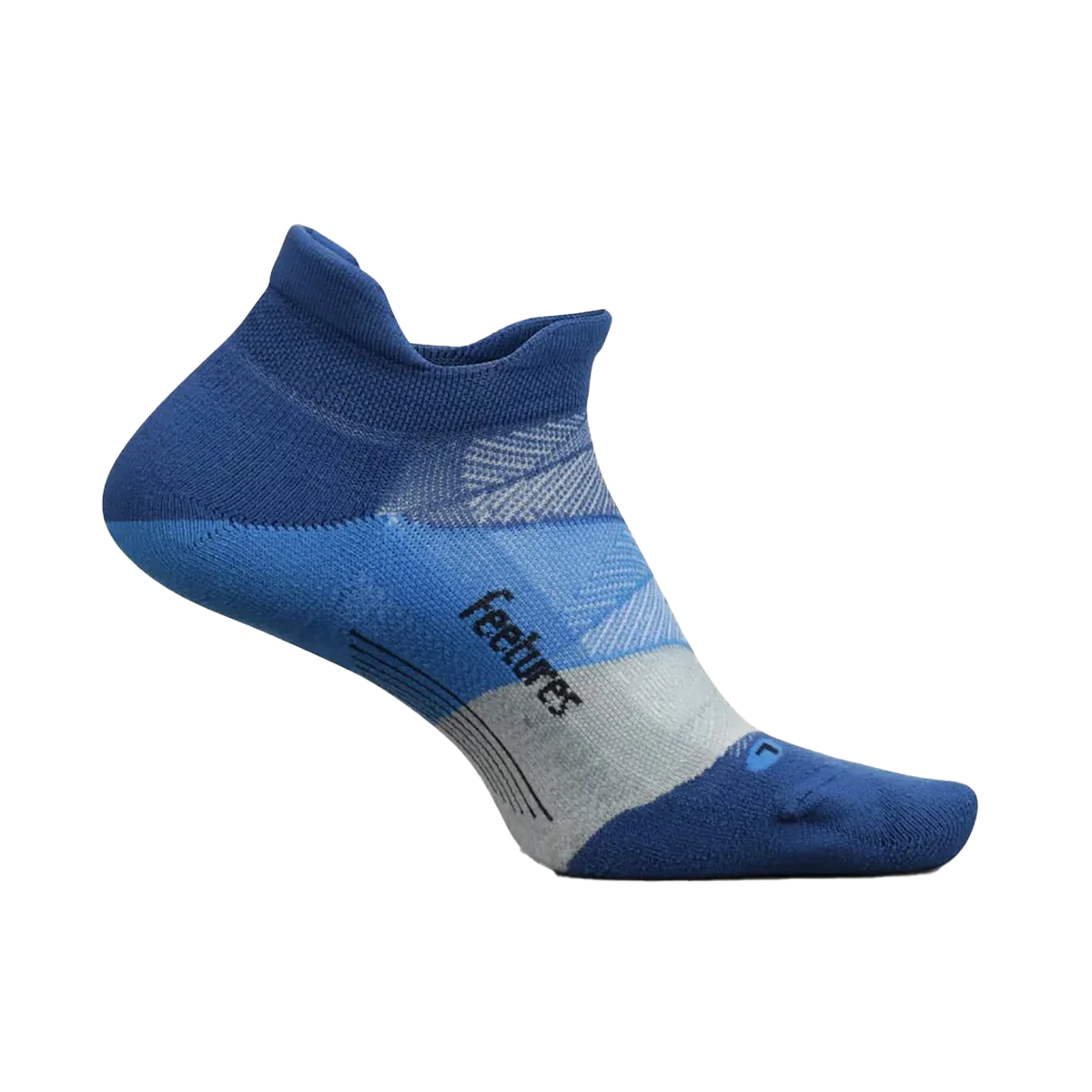 Feetures Elite Ultra Light No Show Tab - Buckle Up Blue