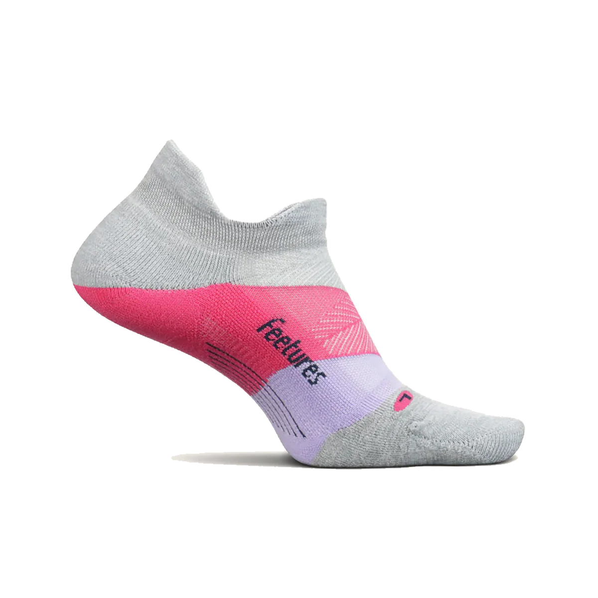 Feetures Elite Ultra Light No Show Tab - Gradual Grey