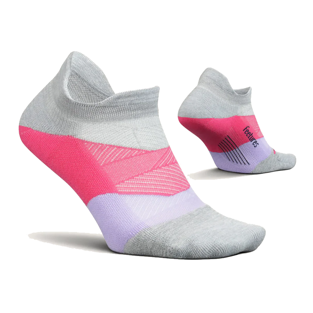 Feetures Elite Ultra Light No Show Tab - Gradual Grey - Image 2