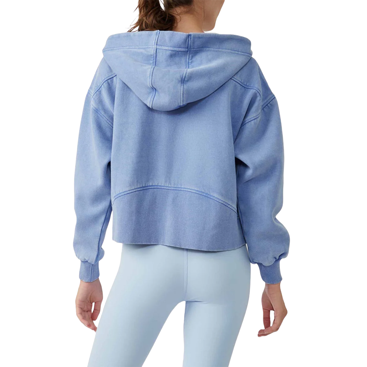 Free People Wild At Heart Zip Up Cropped Jacket - Image 3