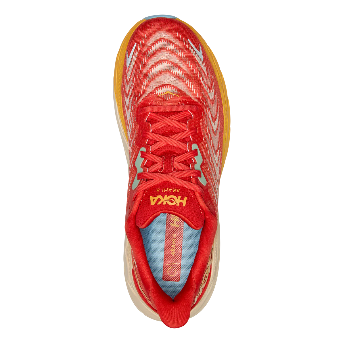 Hoka Arahi 6 - Fiesta - Amber Yellow - Image 3