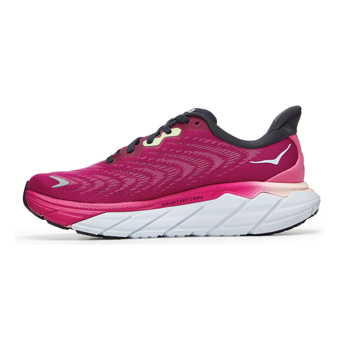 Hoka Arahi 6 - Festival Fuchsia - Ibis Rose - Image 2