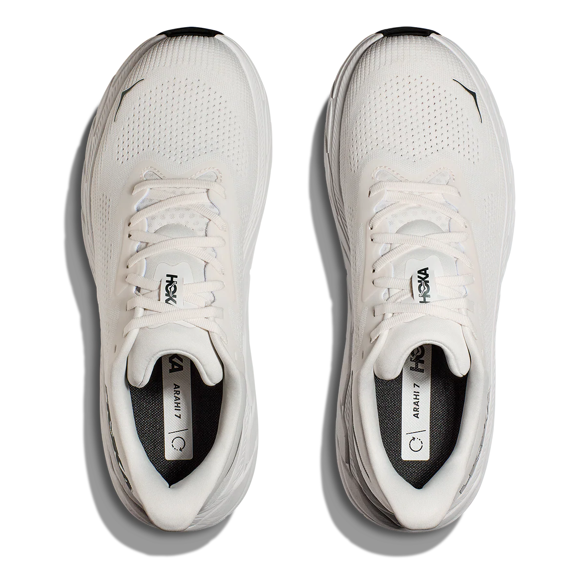 Hoka Arahi 7 - Blanc de Blanc - Steel Wool - Image 3