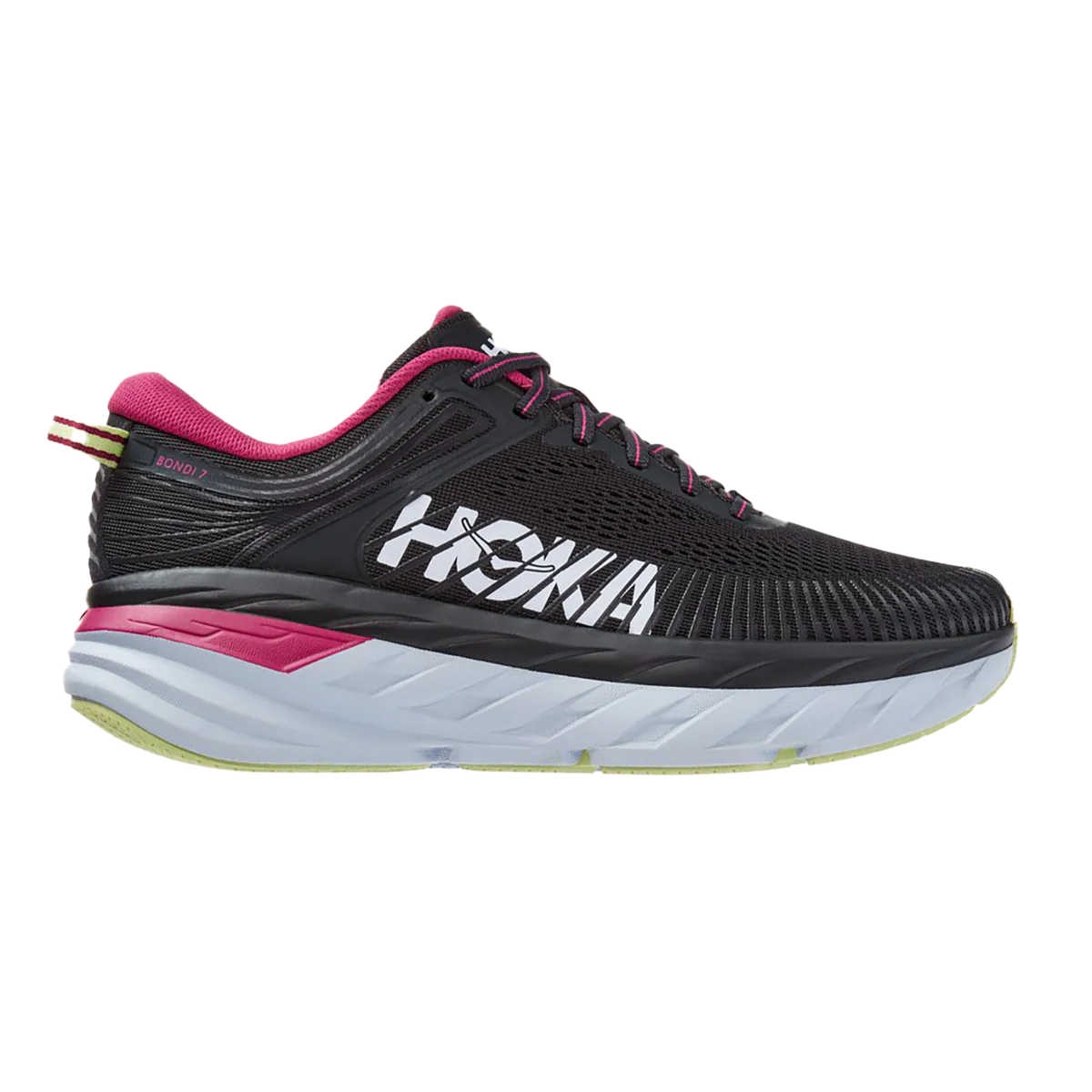 Hoka Bondi 7 - Blue Graphite - Festival Fuchsia