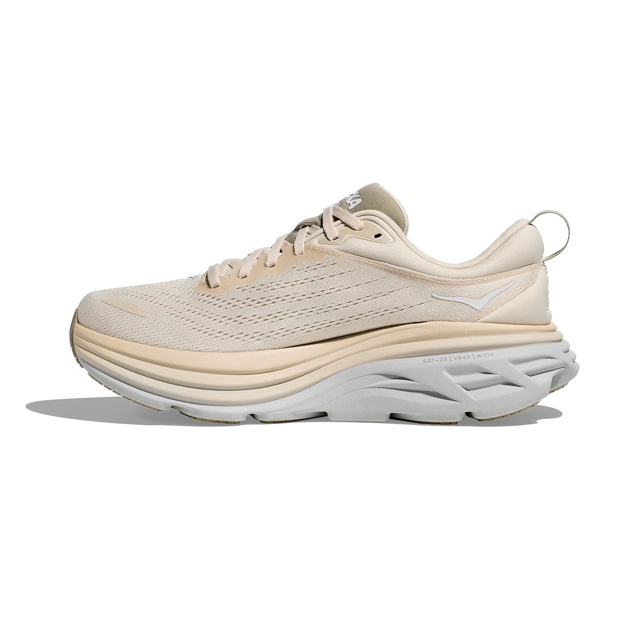 Hoka Bondi 8 - Oat Milk - Barley - Image 2