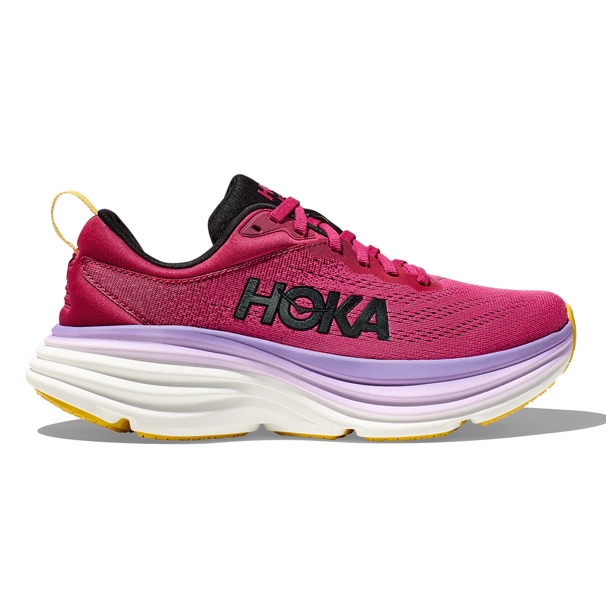 Hoka Bondi 8 - Cherries Jubilee - Pink Yarrow