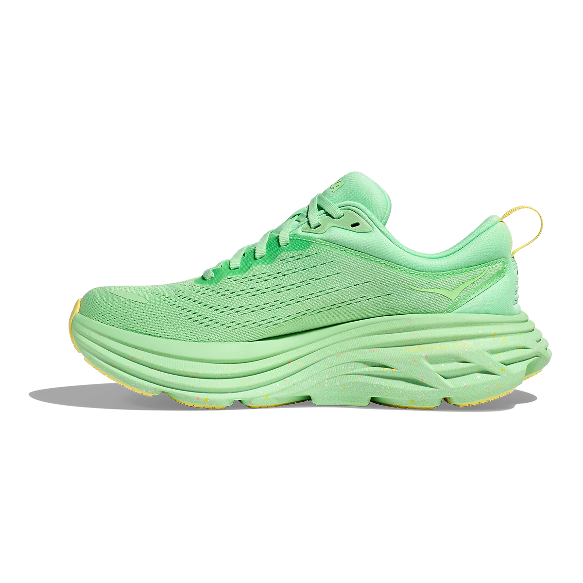 Hoka Bondi 8 - Lime Glow - Lemonade - Image 2