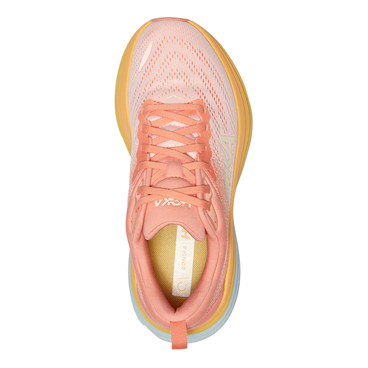 Hoka Bondi 8 - Shell Coral - Peach Parfait - Image 3