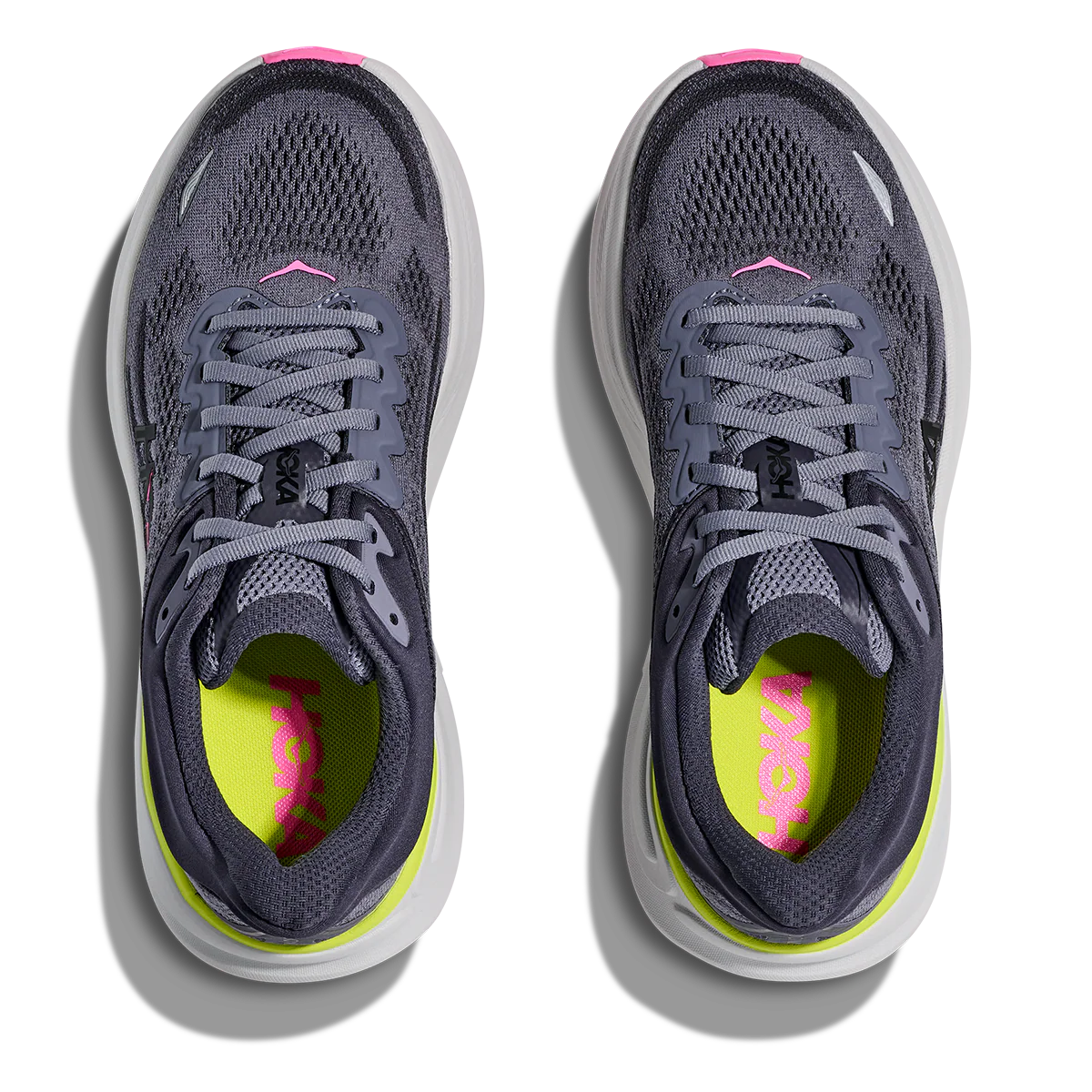 Hoka Bondi 9 Charcoal Grey - Grey Skies - Image 3