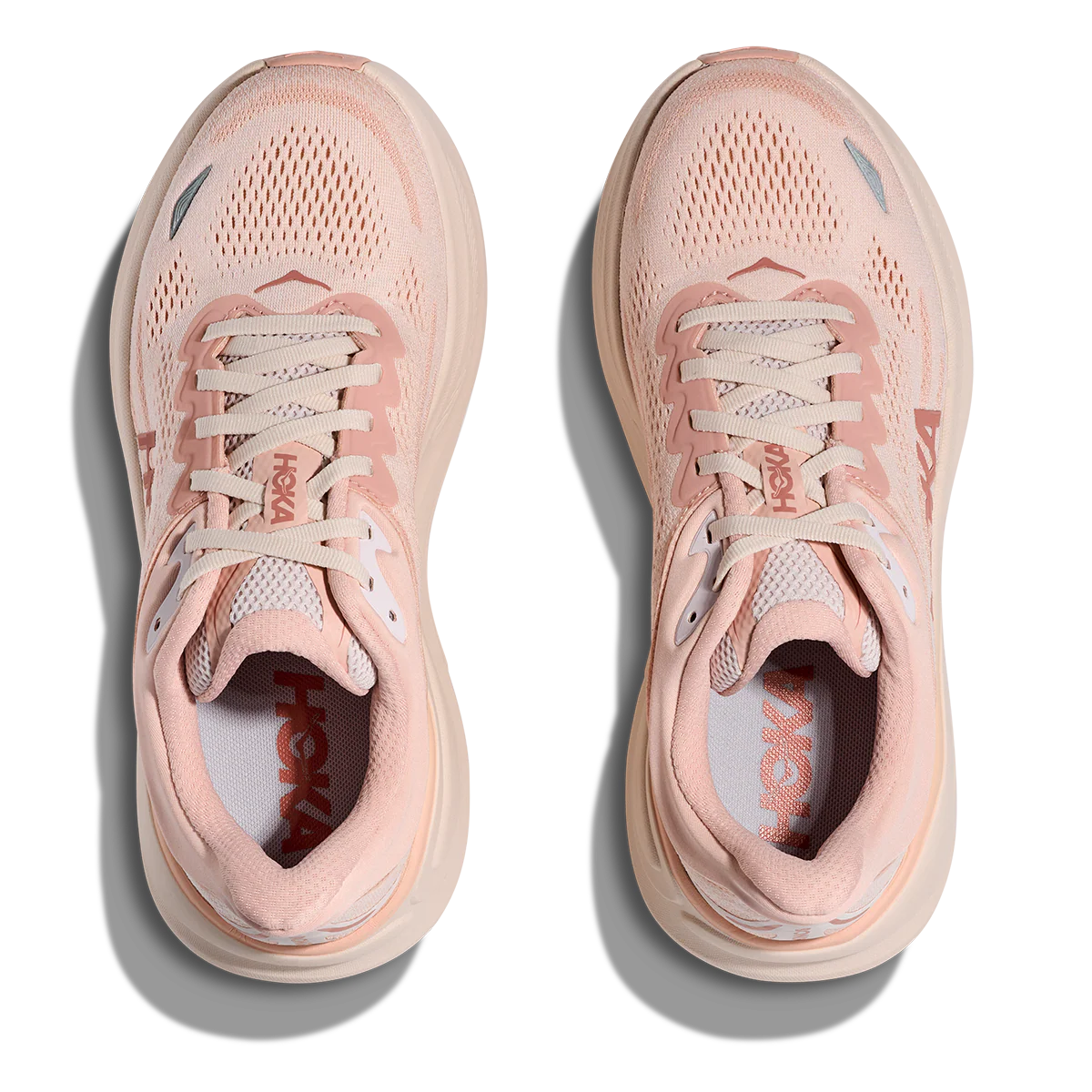 Hoka Bondi 9 Rose Latte - Rose Cream - Image 3