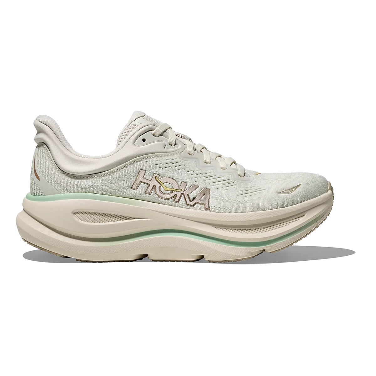 Hoka Bondi 9 Truffle Salt - Sea Glass
