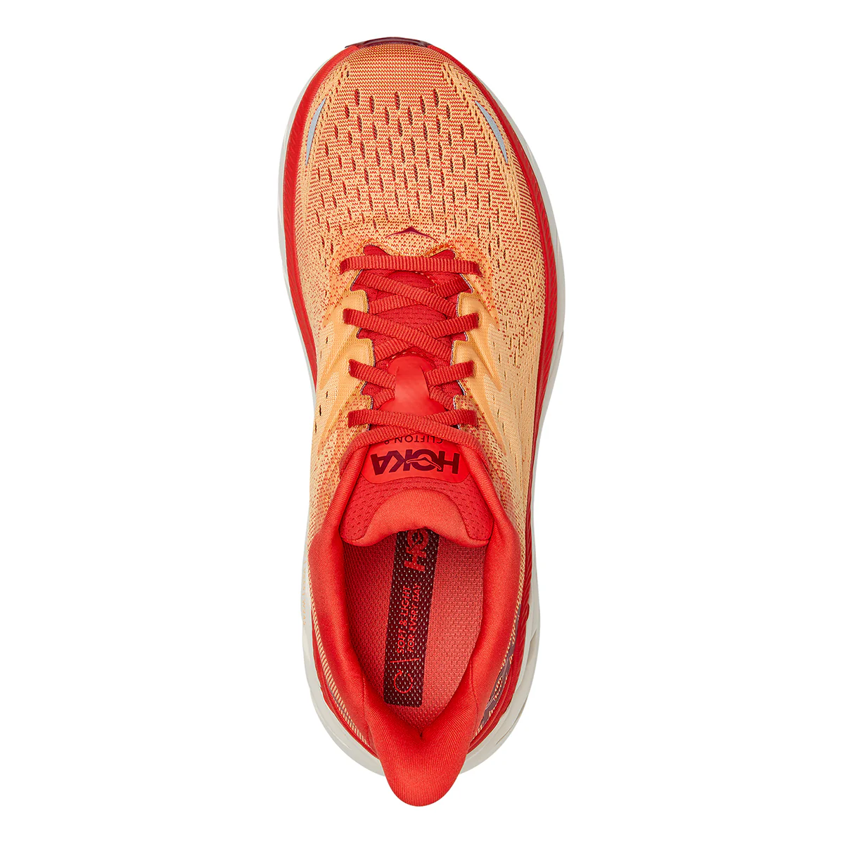 Hoka Clifton 8 - Fiesta - Blazing Orange - Image 3