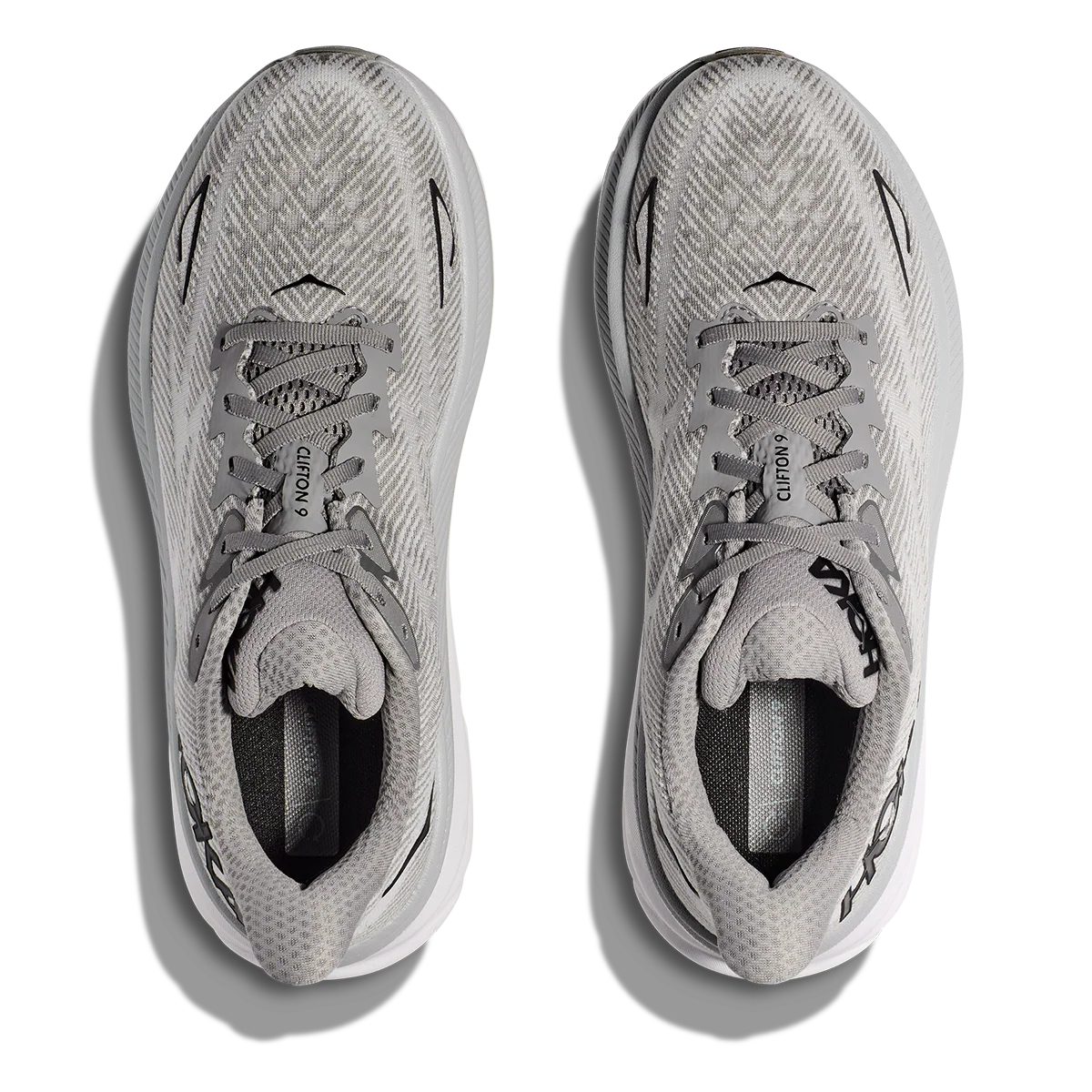 Hoka Clifton 9 - Harbor Mist - Black - Image 3