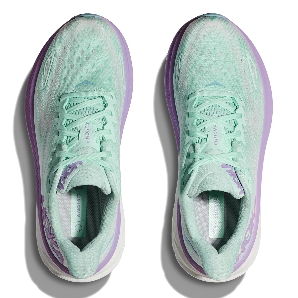 Hoka Clifton 9 - Sunlit Ocean - Lilac Mist - Image 3