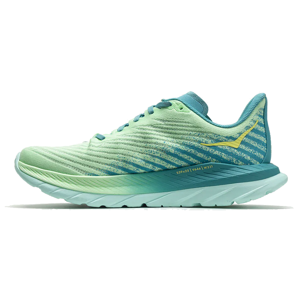 Hoka Mach 5 - Lime Glow - Ocean Mist - Image 2