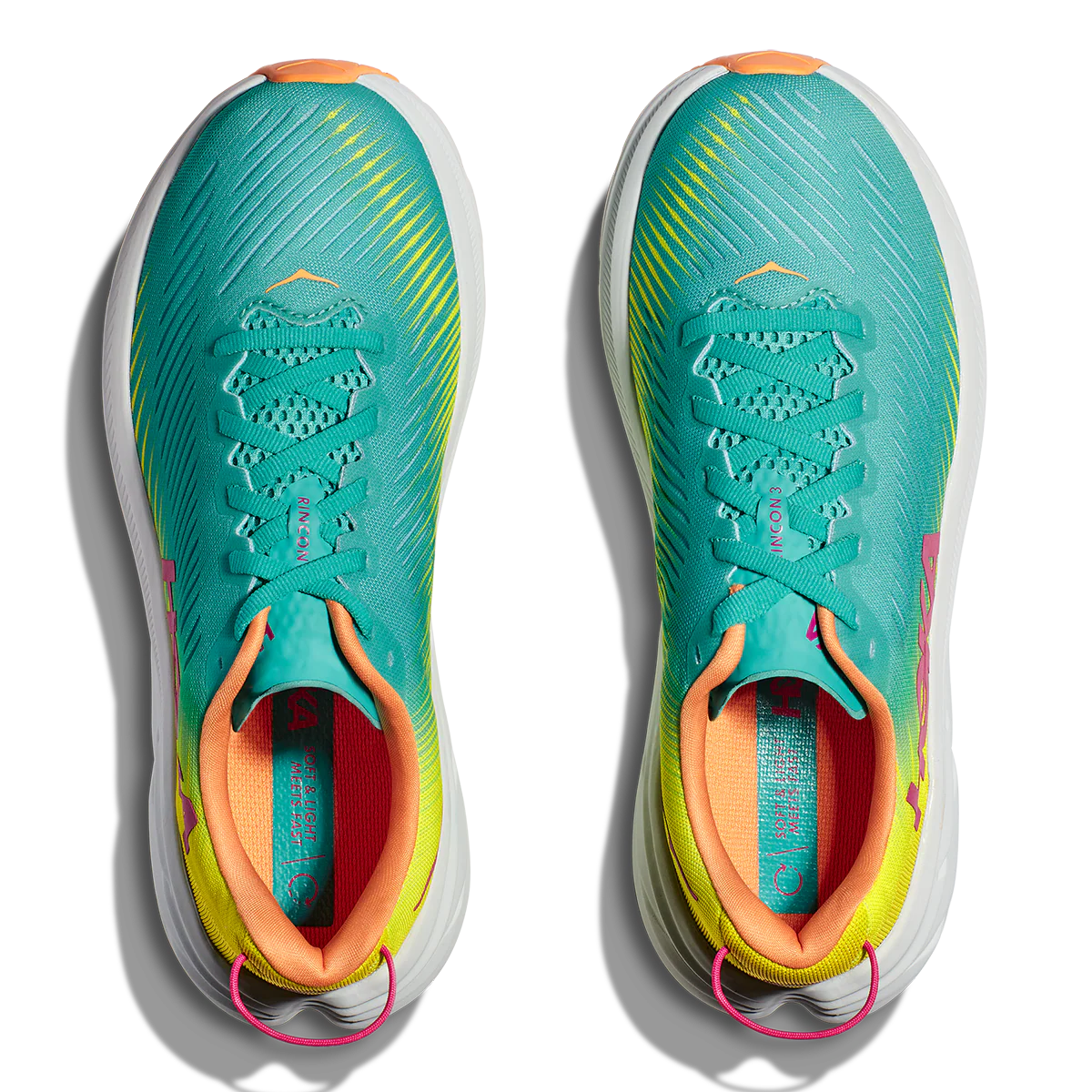Hoka Rincon 3 - Ceramic - Evening Primrose - Image 3