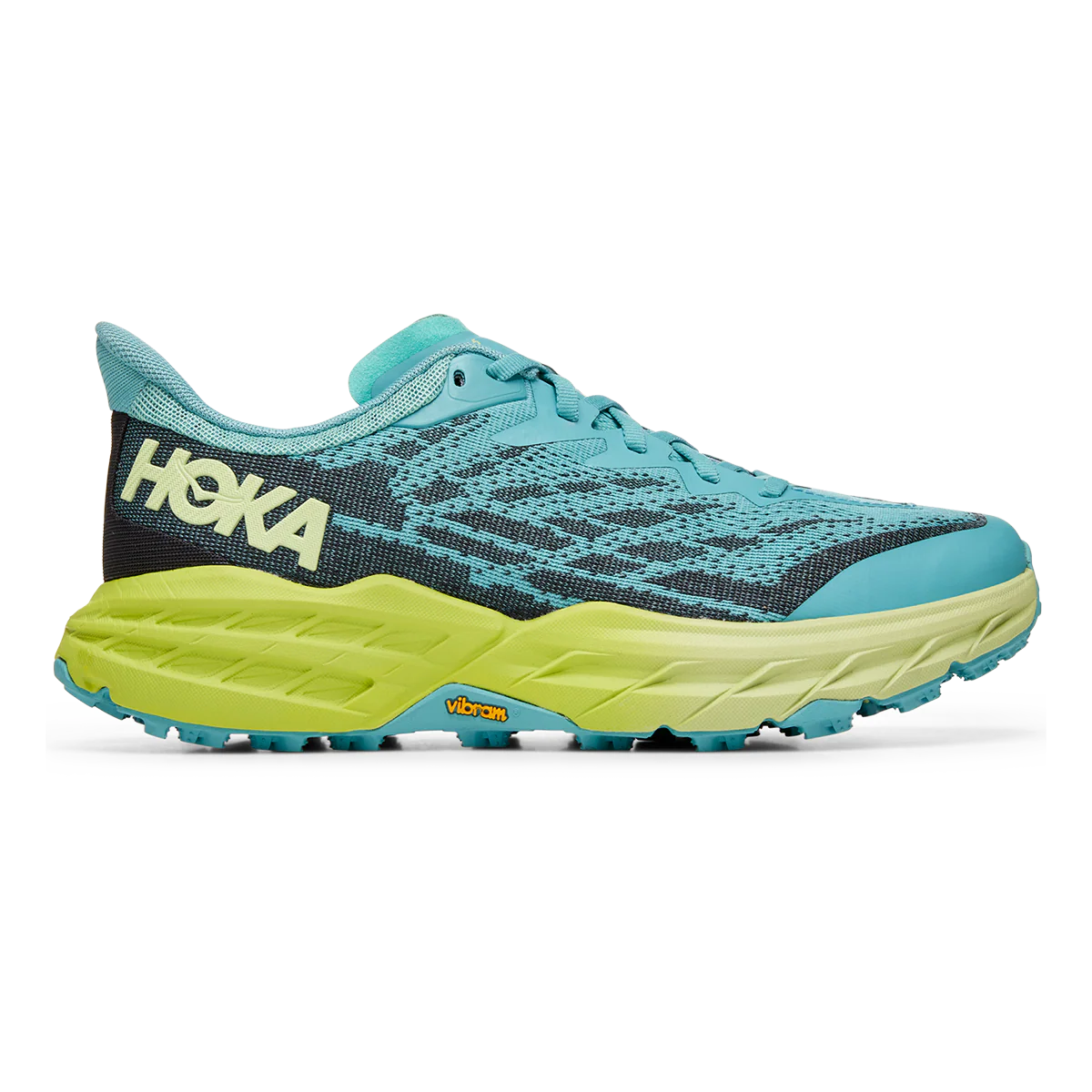 Hoka Speedgoat 5 - Coastal Shade - Green Glow