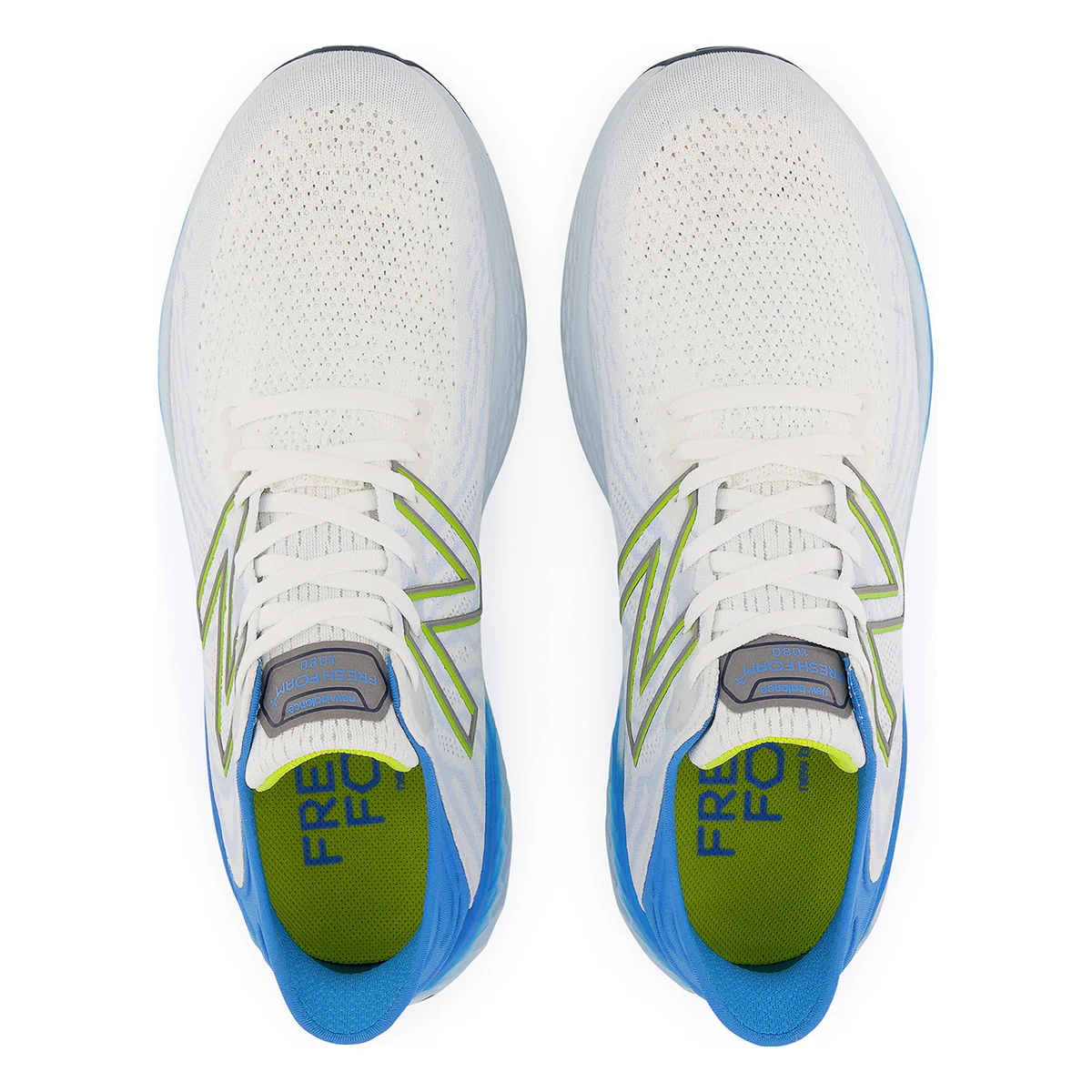 New Balance 1080 V11 - White - Blue - Image 3