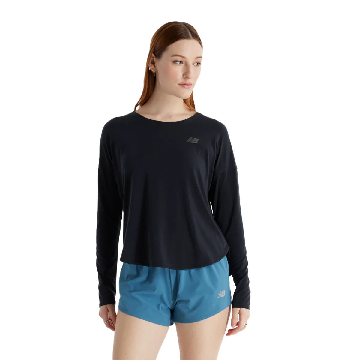New Balance Drapey Jersey Long Sleeve T-Shirt