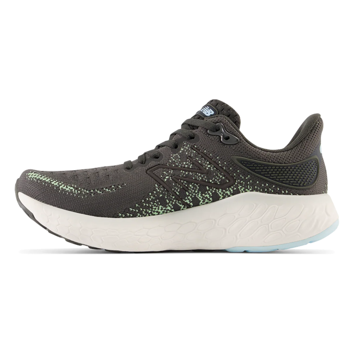 New Balance Fresh Foam X 1080 V12 - Blacktop - Green Aura - Bleach Blue - Image 2