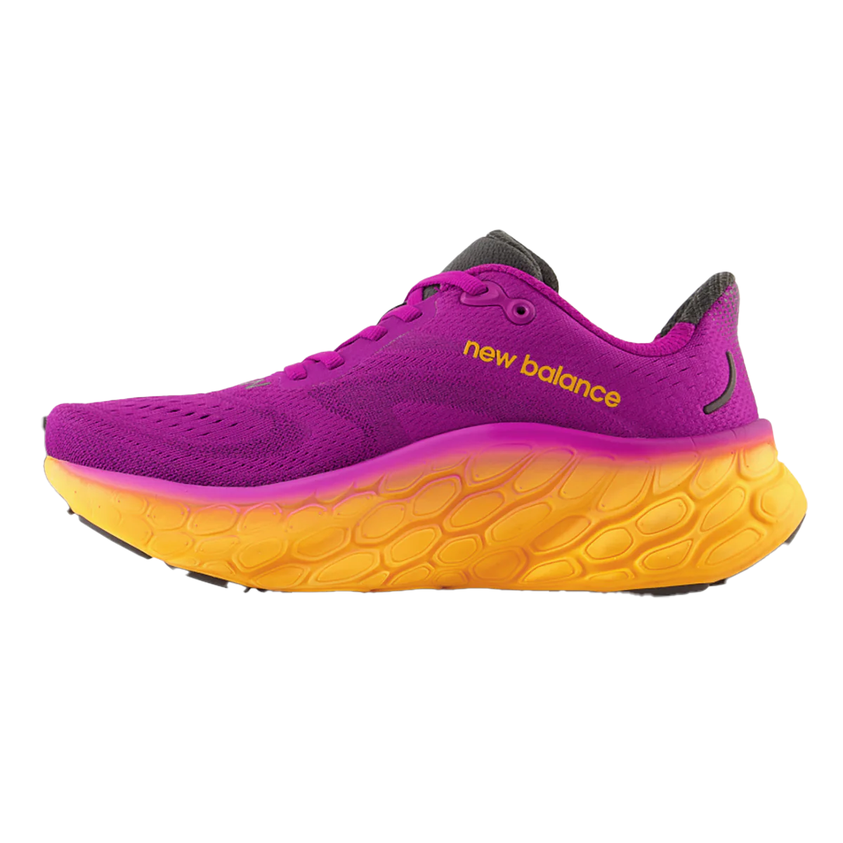 New Balance Fresh Foam X More V4 - Purple Punch - Hot Marigold - Blacktop - Image 2