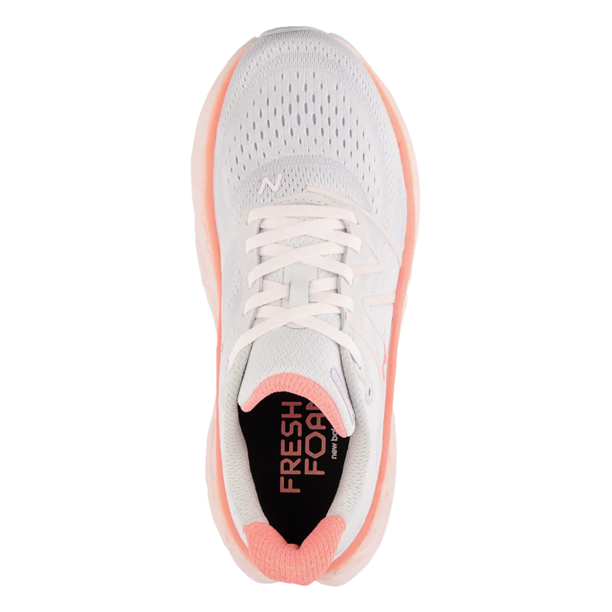 New Balance Fresh Foam X More V4 - Quartz Grey - Washed Pink - Grapefruit - Image 3