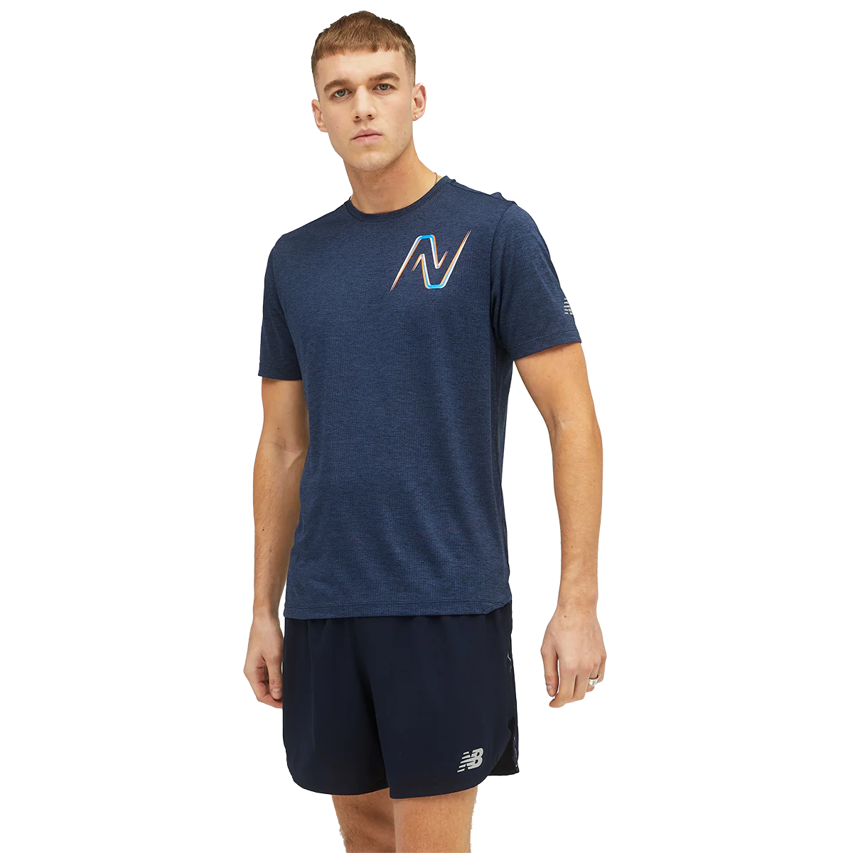 New Balance Graphic Impact Run Shortsleeve