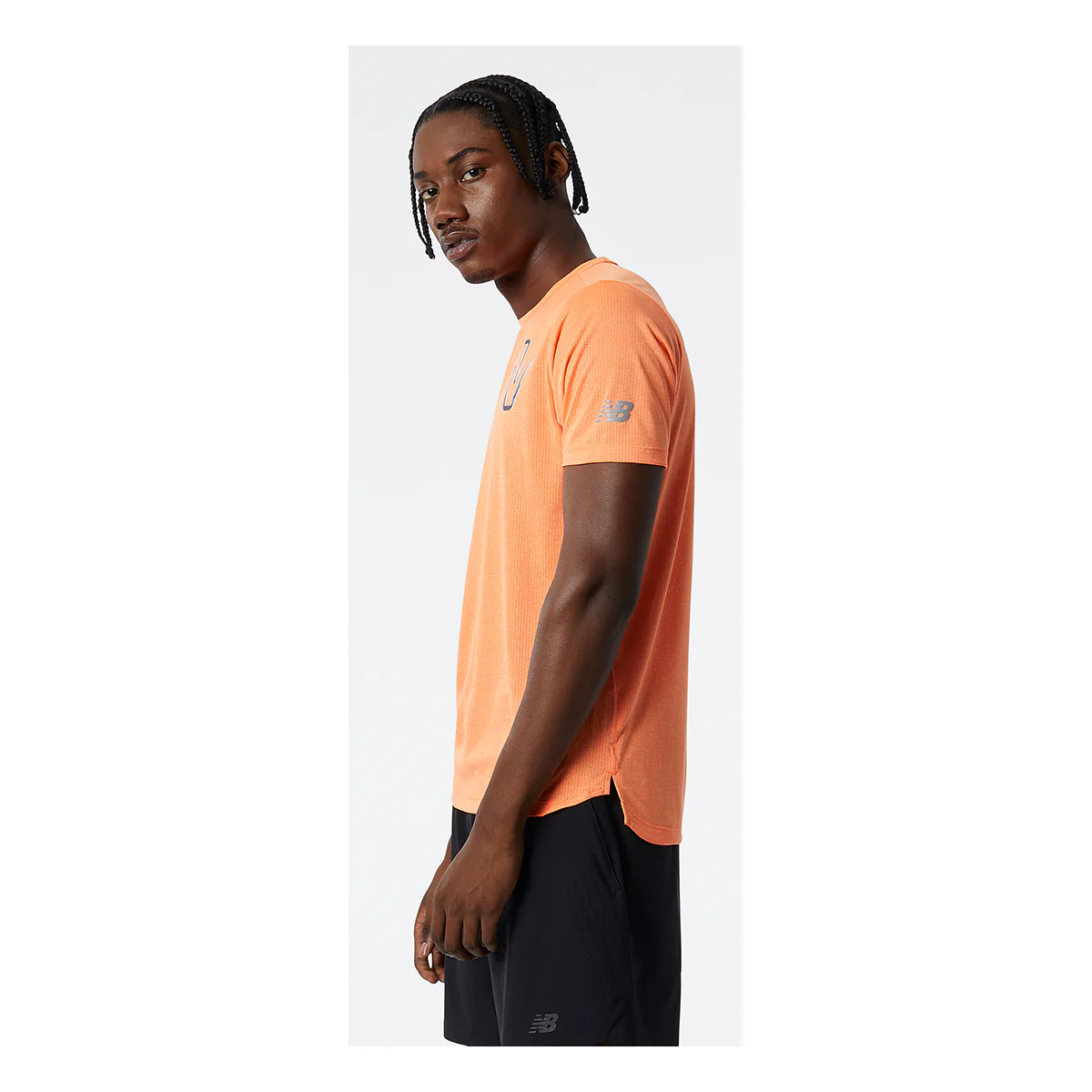 New Balance Graphic Impact Run Shortsleeve - Image 13