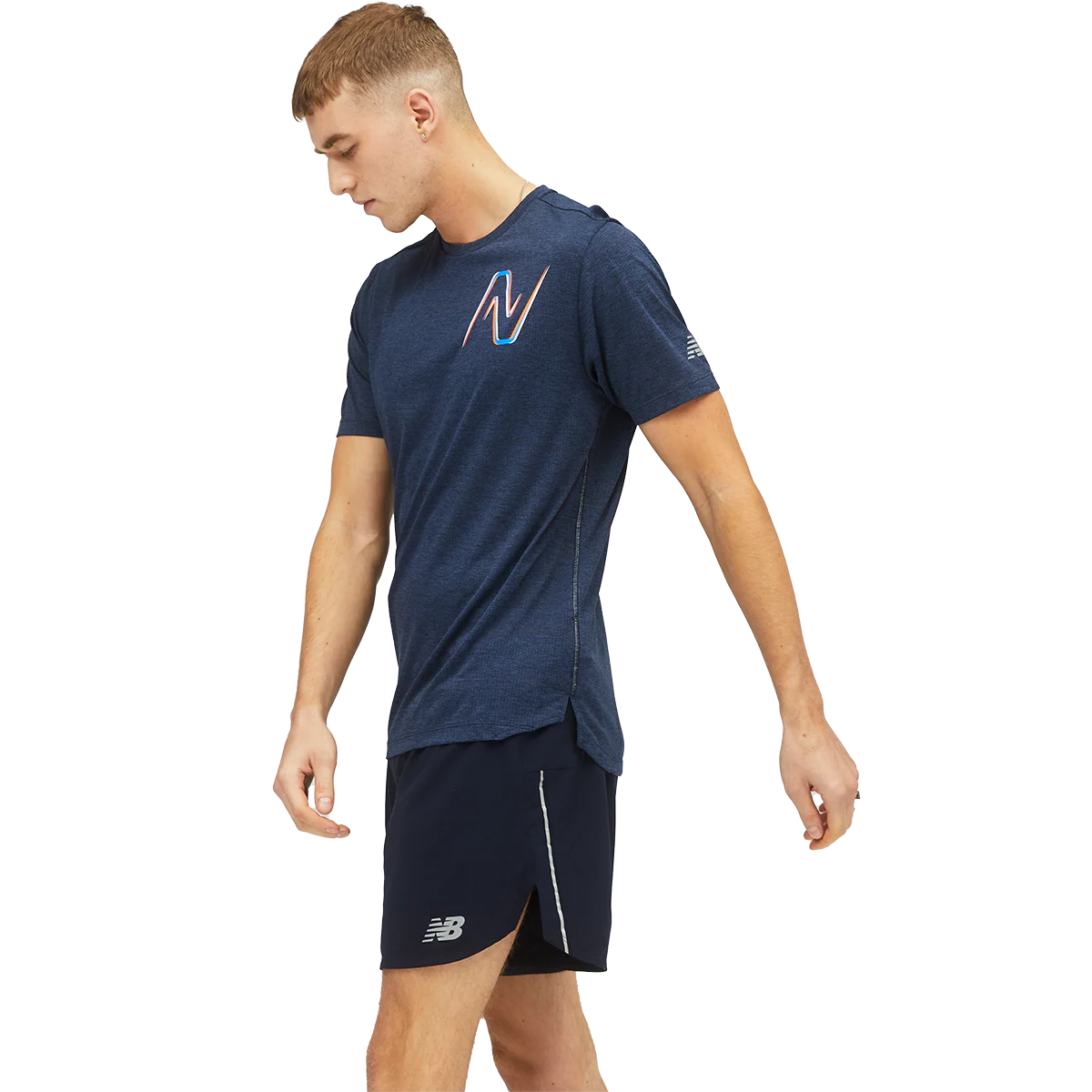 New Balance Graphic Impact Run Shortsleeve - Image 2